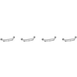 Moen LR2356DCH Home Care 16-Inch Screw-in Curved Bath Safety Grab Bar with Built-in Shelf, Chrom (Pack of 4)
