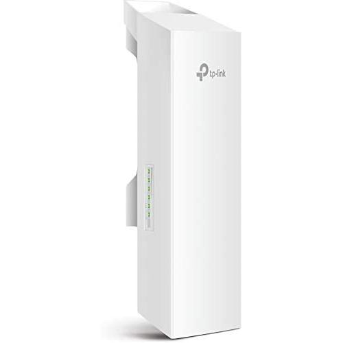 TP-Link 2.4GHz N300 Long Range Outdoor CPE for PtP and PtMP Transmission | Point to Point Wireless Bridge | 9dBi, 5km+ | Passive PoE Powered w/ Free PoE Injector | Pharos Control (CPE210) , White