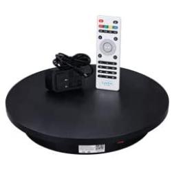 ComXim Professional 360 Degree Photography Turntable for Product Photography, 15.8in(40cm) Diameter,Automatic Remote Control Angle,Speed,Direction, Various Rotation Mode (Black)