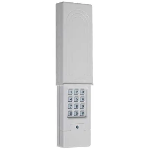 Chamberlain Group Clicker Universal Keyless Entry KLIK2U-P2, Works with Chamberlain, LiftMaster, Craftsman, Genie and More, Security +2.0 Compatible Garage Door Opener Keypad, White