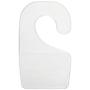 Adhesive Hooked Hang Tags Heavy Duty Retail J Hook Tabs Clear (1000ct.)