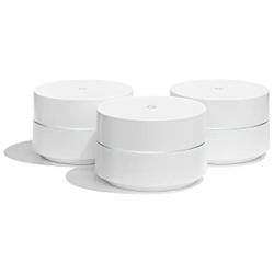 Google WiFi system, 3-Pack - Router Replacement for Whole Home Coverage (NLS-1304-25),White