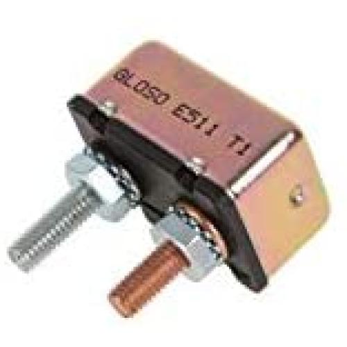 GLOSO E511 Stud Type Circuit Breakers, Auto Reset (T1), Harley Davidson, No Bracket - 1 Pack (40A)