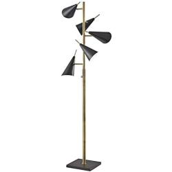 Adesso 3477-21 Owen Tree Lamp, Antique Brass