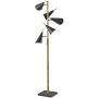 Adesso 3477-21 Owen Tree Lamp, Antique Brass