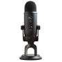 Blue Yeti USB Mic for Recording & Streaming on PC and Mac, 3 Condenser Capsules, 4 Pickup Patterns, Headphone Output and Volume Control, Mic Gain Control, Adjustable Stand, Plug & Play – Blackout