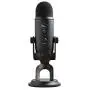 Blue Yeti USB Mic for Recording & Streaming on PC and Mac, 3 Condenser Capsules, 4 Pickup Patterns, Headphone Output and Volume Control, Mic Gain Control, Adjustable Stand, Plug & Play – Blackout
