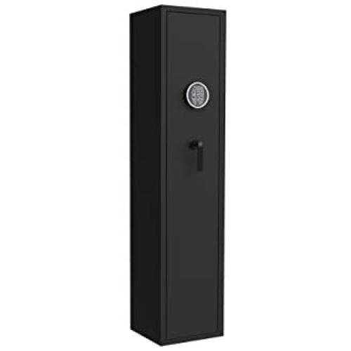 WOWON Gun Safe, Rifle Safe Gun Storage Cabinet（4-5 Rifle and 2 Pistol） with Digital Keypad Lock,Quick Access Electronic Firearm Gun Security Cabinet