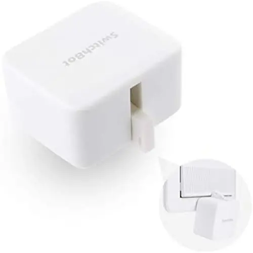 SwitchBot Smart Switch Button Pusher - No Wiring, Wireless App or Timer Control, Add SwitchBot Hub compatible with Alexa, Google Home, HomePod, IFTTT