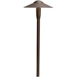 Kichler 15810AZT30R Landscape Path Light, 8 LED 48 Total Watts, Textured Architectural Bronze