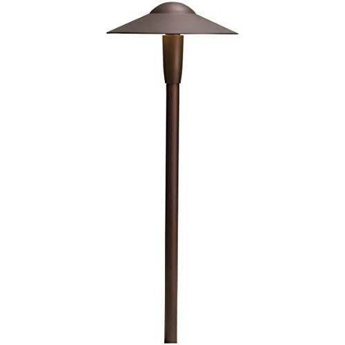 Kichler 15810AZT30R Landscape Path Light, 8 LED 48 Total Watts, Textured Architectural Bronze