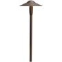 Kichler 15810AZT30R Landscape Path Light, 8 LED 48 Total Watts, Textured Architectural Bronze