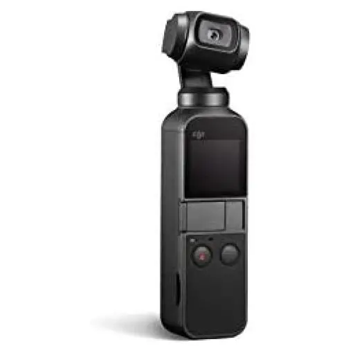 DJI Osmo Pocket - Handheld 3-Axis Gimbal Stabilizer with integrated Camera 12 MP 1/2.3” CMOS 4K60 Video, for YouTube, TikTok, Video Vlog, Streamlabs, Attachable to Smartphone, Android, iPhone, Black