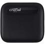 Crucial X6 2TB Portable SSD – Up to 540MB/s – USB 3.2 – External Solid State Drive, USB-C - CT2000X6SSD9