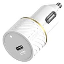 OtterBox Fast Car Charger 18W USB C PD - White (78-52703)