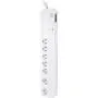 GE Pro 7-Outlet Surge Protector, 3ft. Power Cord, Twist-to-Lock Safety Covers, White, 34768