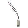 Hxchen 10Pcs 610 Vibration Motor DC1.5-4.5V 6mm x 10mm Miniature Micro Vibrating Vibration Coreless Motor 8000RPM Small Electric Motors with 2 Wires