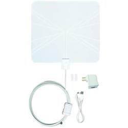 Winegard FL5500A FlatWave Amped Digital HD Indoor Amplified TV Antenna (4K Ready / ATSC 3.0 Ready / High-VHF / UHF), 60 Mile Long Range