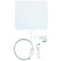 Winegard FL5500A FlatWave Amped Digital HD Indoor Amplified TV Antenna (4K Ready / ATSC 3.0 Ready / High-VHF / UHF), 60 Mile Long Range