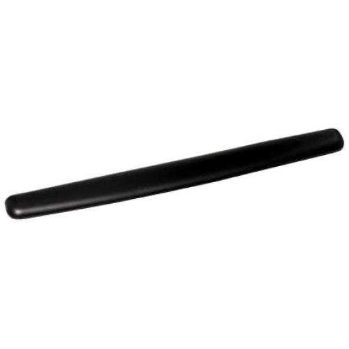 3M Gel Wrist Rest for Keyboard and Mouse, Soothing Gel Comfort with Durable, Easy to Clean Leatherette Cover, Antimicrobial Product Protection, 25'', Black (WR340LE)