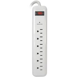 Prime Wire PB802124 6-Outlet Household Electronics Surge Protector with 14/3 SJT 3-Feet Cord.
