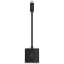 Belkin USB-C to HDMI Adapter + Charge (Supports 4K UHD Video, Passthrough Power up to 60W for Connected Devices) MacBook Pro HDMI Adapter (AVC002btBK)
