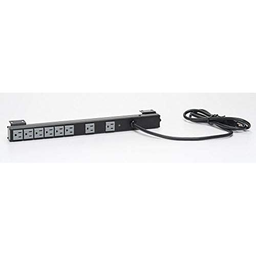 Sanus CAPS12-B1 Rack Mounted Vertical Power Strip Black