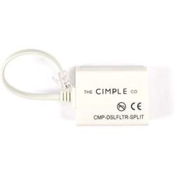 2 Wire, 1 Line DSL Filter, with Built in Splitter - for Removing Noise and Other Problems from DSL Related Phone Lines - 2 Pack