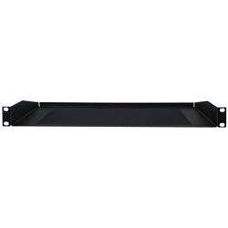 R1194 Rack Shelf Black Steel (1U, Vented)