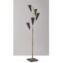 Adesso 3477-21 Owen Tree Lamp, Antique Brass