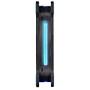 Thermaltake Riing 12 Series Blue High Static Pressure 120mm Circular LED Ring Case/Radiator Fan with Anti-Vibration Mounting System Cooling CL-F038-PL12BU-A