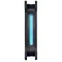 Thermaltake Riing 12 Series Blue High Static Pressure 120mm Circular LED Ring Case/Radiator Fan with Anti-Vibration Mounting System Cooling CL-F038-PL12BU-A