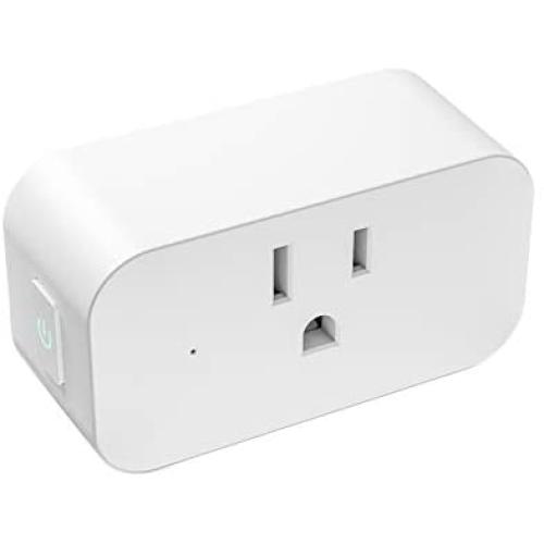 WiFi Smart Plug, LINGANZH Smart Socket Compatible with Alexa Echo Google Home, Mini WiFi Plug Timer Schedule Remote Control from Anywhere, No Hub Required