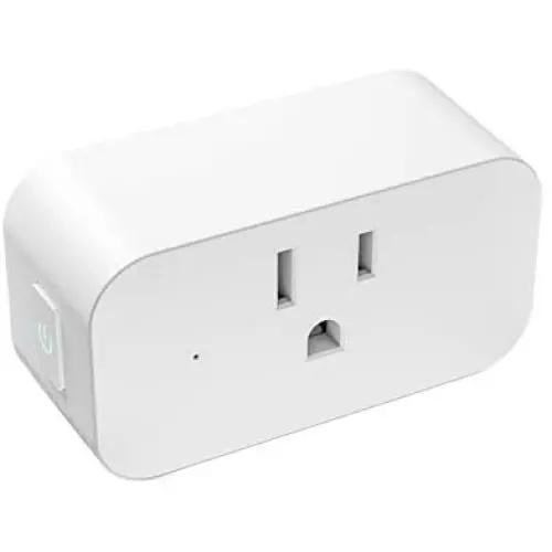 WiFi Smart Plug, LINGANZH Smart Socket Compatible with Alexa Echo Google Home, Mini WiFi Plug Timer Schedule Remote Control from Anywhere, No Hub Required