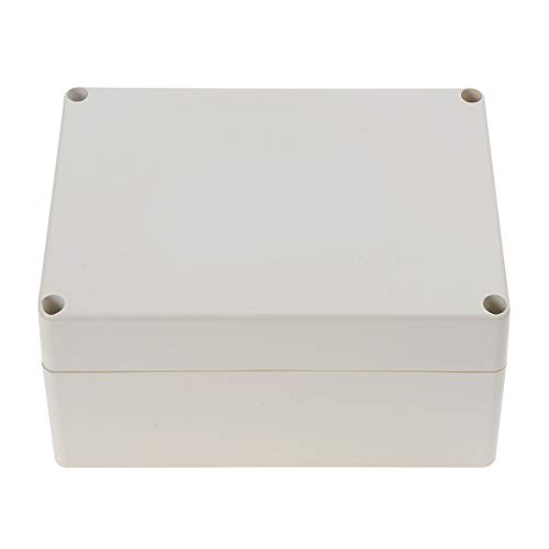 Plastic Junction Box,Saim 6.29x4.33x3.54inch Waterproof Plastic Electronic Project DIY Junction Box Enclosure Case (160mm x 110mm x 90mm)
