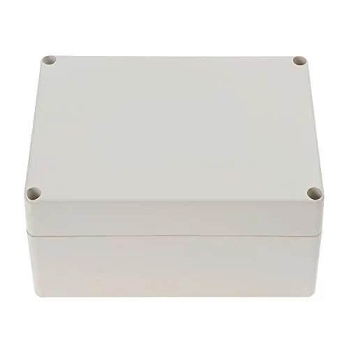 Plastic Junction Box,Saim 6.29x4.33x3.54inch Waterproof Plastic Electronic Project DIY Junction Box Enclosure Case (160mm x 110mm x 90mm)