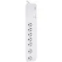 GE Pro 7-Outlet Surge Protector, 3ft. Power Cord, Twist-to-Lock Safety Covers, White, 34768