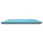 iPad Mini 1 2 & 3 Case - DUAL Blue Cover with Rubberized back and Smart Feature for Apple iPad Mini 1st 2nd & 3rd