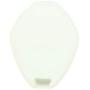 SEGADEN Silicone Cover Protector Case Holder Skin Jacket Compatible with MITSUBISHI 4 Button Remote Key Fob CV4522 White