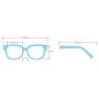 SUNERVE Progressive Multifocal Reading Glasses Readers Women 1.0-3.5 Multifocus Plastic Spring Hinges
