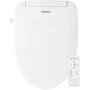 MORDEER C650 Elongated White Smart Toilet Seat, Unlimited Warm Water, Premier Class, Remote Control, Warm Turbo Air Dryer, Electronic Heating Seat, Ultra Slim, Nightlight