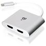 IOGEAR USB-C to 4K Dual HDMI Adapter, GUC3CHD22