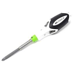 MLTOOLS 14-in-1 Gearless Multi Bit Ratchet Screwdriver – Smooth & Silent Ratcheting Action – Ergonomic Non-Slip Grip – Strong & Durable Tool Set – Bits in Handle – Magnetic – Made in Canada RS300
