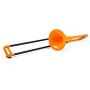 pInstrument Plastic pBone Trombone - Mouthpieces and Carrying Bag - Bb Authentic Sound for Student & Beginner - Durable ABS Construction - Orange