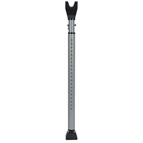 SABRE HS-DSB Adjustable 2-in-1 Home Bar, Strong Scratch-Proof Grip, Removable Door Knob Top Sliding Doors, Portable & Easy to Use for Apt & Travel Security