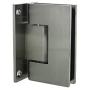 CRL Geneva 037 Series Brushed Nickel Wall Mount Full Back Plate Standard Hinge