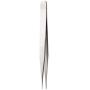 High Precision Tweezers,4.7'' Fine-Tip Tweezers,Non-Serrated Anti-Static Stainless Steel Tweezers for Craft,Jewelry,Electronics,Cell Phone Repair,Laboratory Work(3 Pcs,Silver)