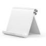 UGREEN Cell Phone Stand Holder Mobile Phone Dock Compatible for iPhone 12 Pro Max 11 SE XS XR 8 Plus 6 7 Samsung Galaxy Note20 S20 S10 S9 S8 Android Smartphone Holder Desk Adjustable Foldable White