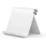 UGREEN Cell Phone Stand Holder Mobile Phone Dock Compatible for iPhone 12 Pro Max 11 SE XS XR 8 Plus 6 7 Samsung Galaxy Note20 S20 S10 S9 S8 Android Smartphone Holder Desk Adjustable Foldable White