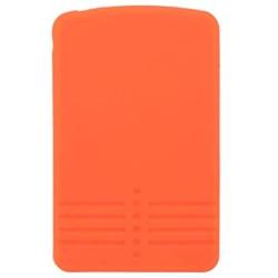 SEGADEN Silicone Cover Protector Case Holder Skin Jacket Compatible with MAZDA 4 Button Smart Card Remote Key Fob CV4534 Orange